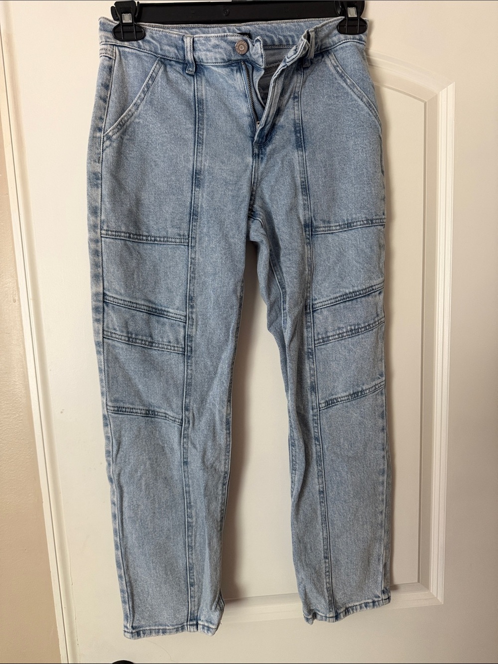 Sincerely Jules Light Wash Women's Jeans - Casual Panel Seam Design